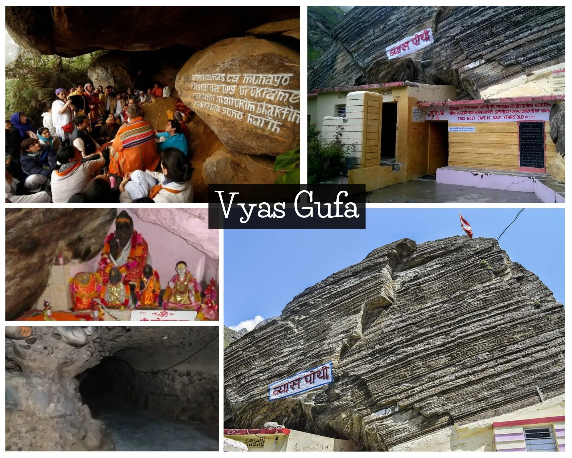 The Holy Vyas Gufa At BadriNath