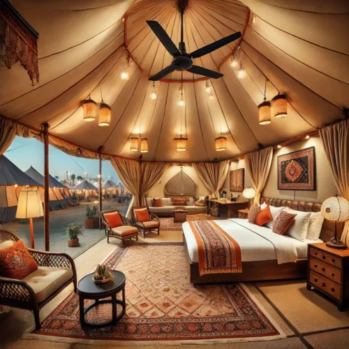 how to reserve tents in kumbh