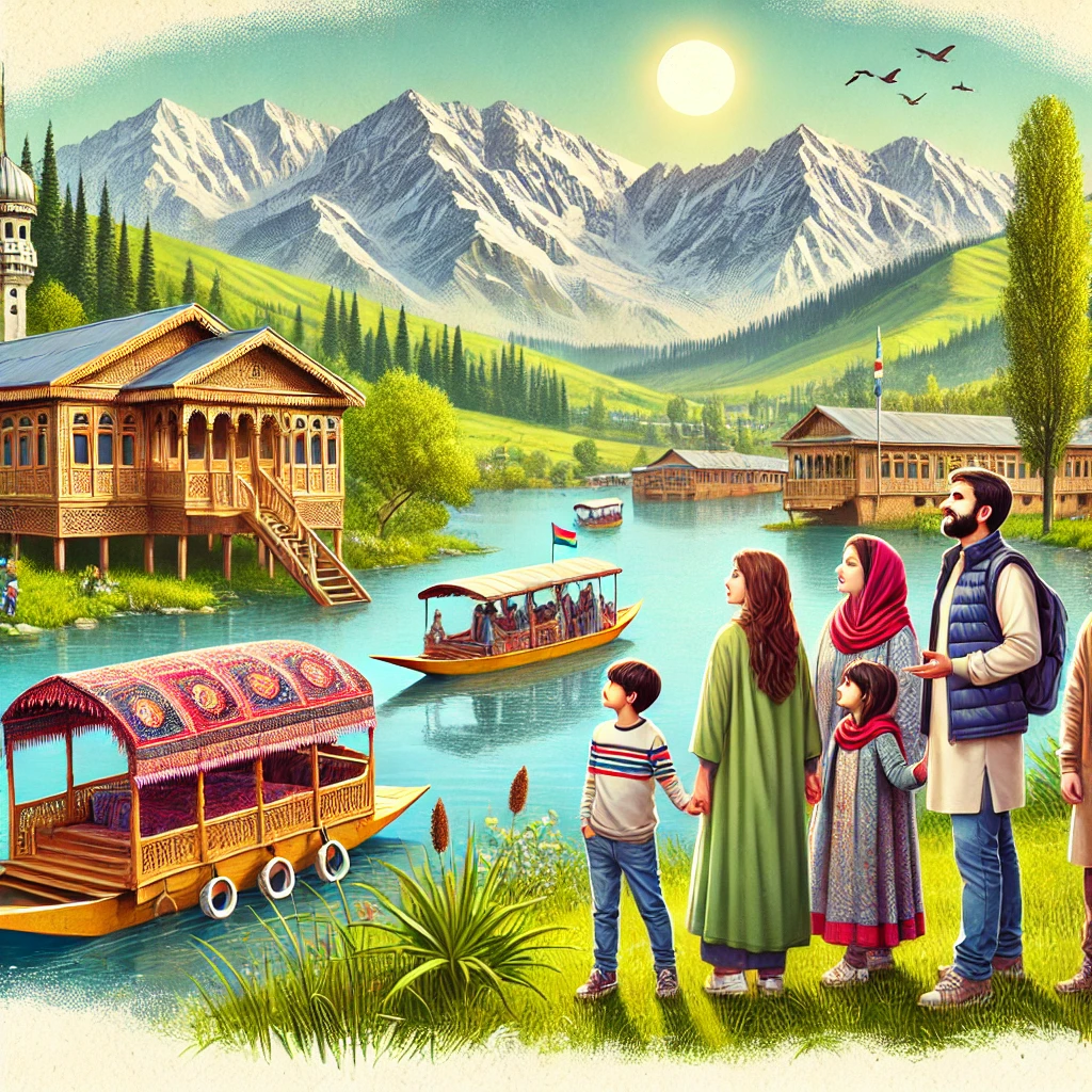 Planning a Kashmir trip from Hyderabad with picturesque landscapes in the background