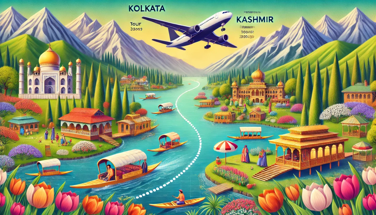 Kashmir tour package starting from Kolkata