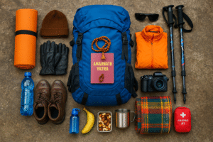 Essential items to pack for the Amarnath Yatra pilgrimage
