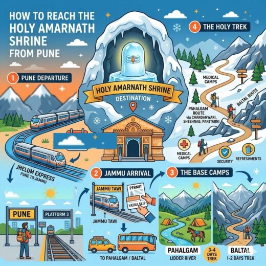 How to Reach the Holy Amarnath Shrine from Pune