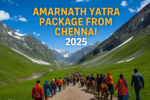 Amarnath Yatra helicopter ride included in Chennai tour package