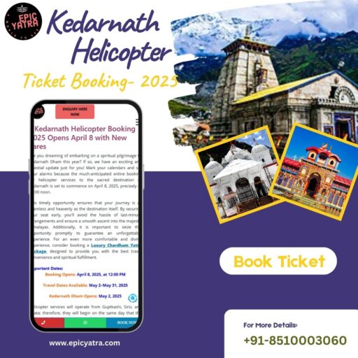 Kedarnath Heli Booking 2025 Opens April 8 with New Fares