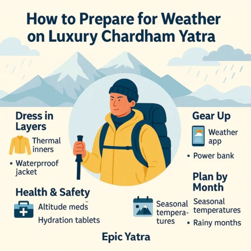 How to prepare for weather on Luxury Chardham Yatra