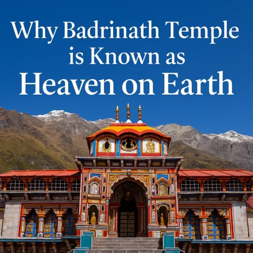 Why Badrinath Temple is Known as Heaven on Earth