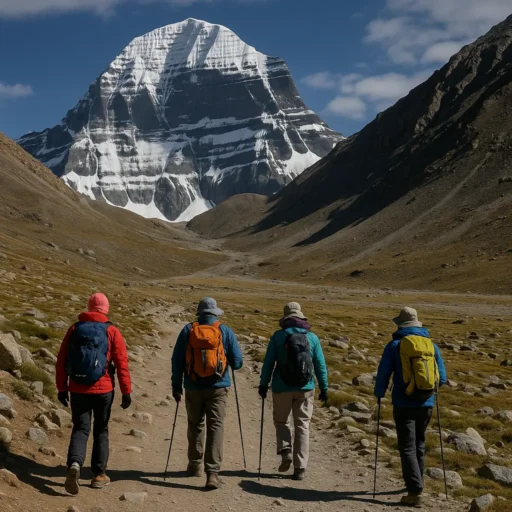 Kailash Mansarovar: A Spiritual Adventure Like No Other with Epic Yatra pilgrims at sacred Mount Kailash