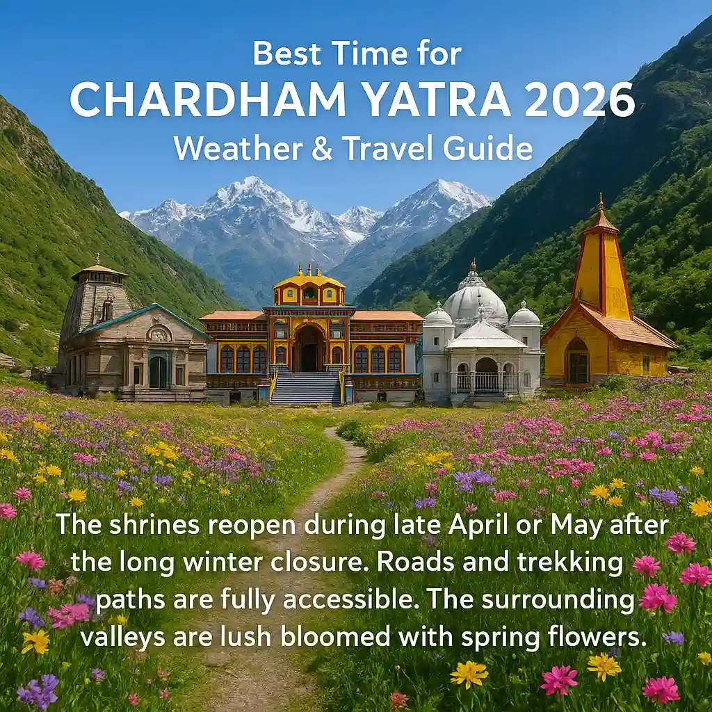 Best Time for Chardham Yatra 2026 – Weather & Travel Guide Image