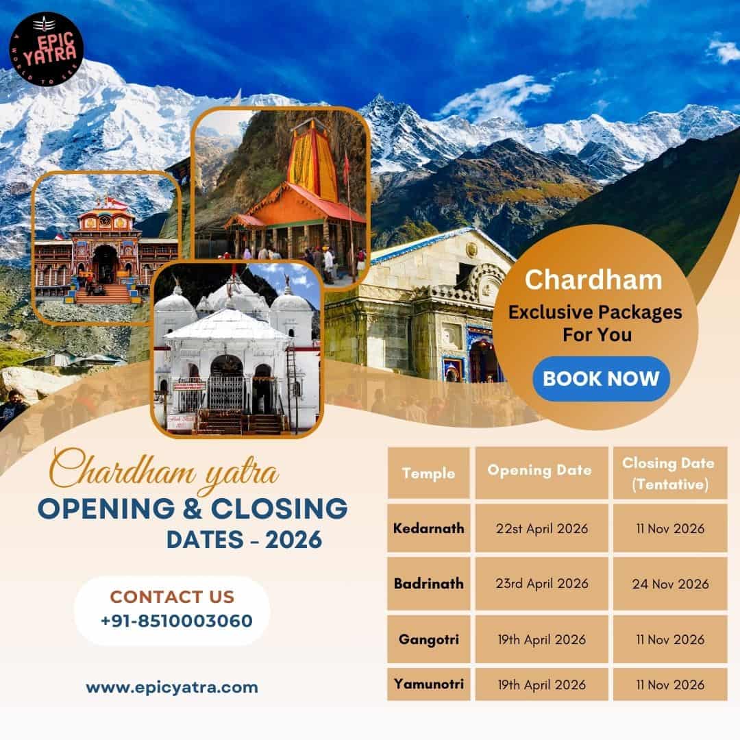 Chardham Temple Openings Date 2026