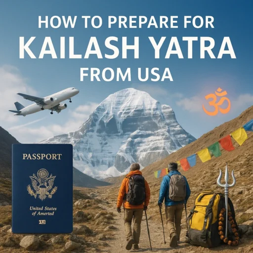 Devotees from USA meditating near Mount Kailash and Mansarovar Lake during spiritual preparation for Kailash Yatra.