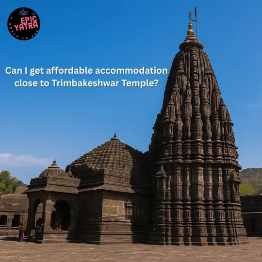 Can I get affordable accommodation close to Trimbakeshwar Temple