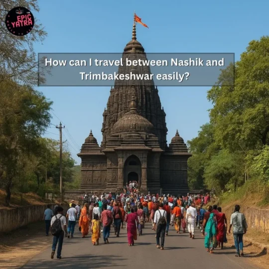 How can I travel between Nashik and Trimbakeshwar easily?