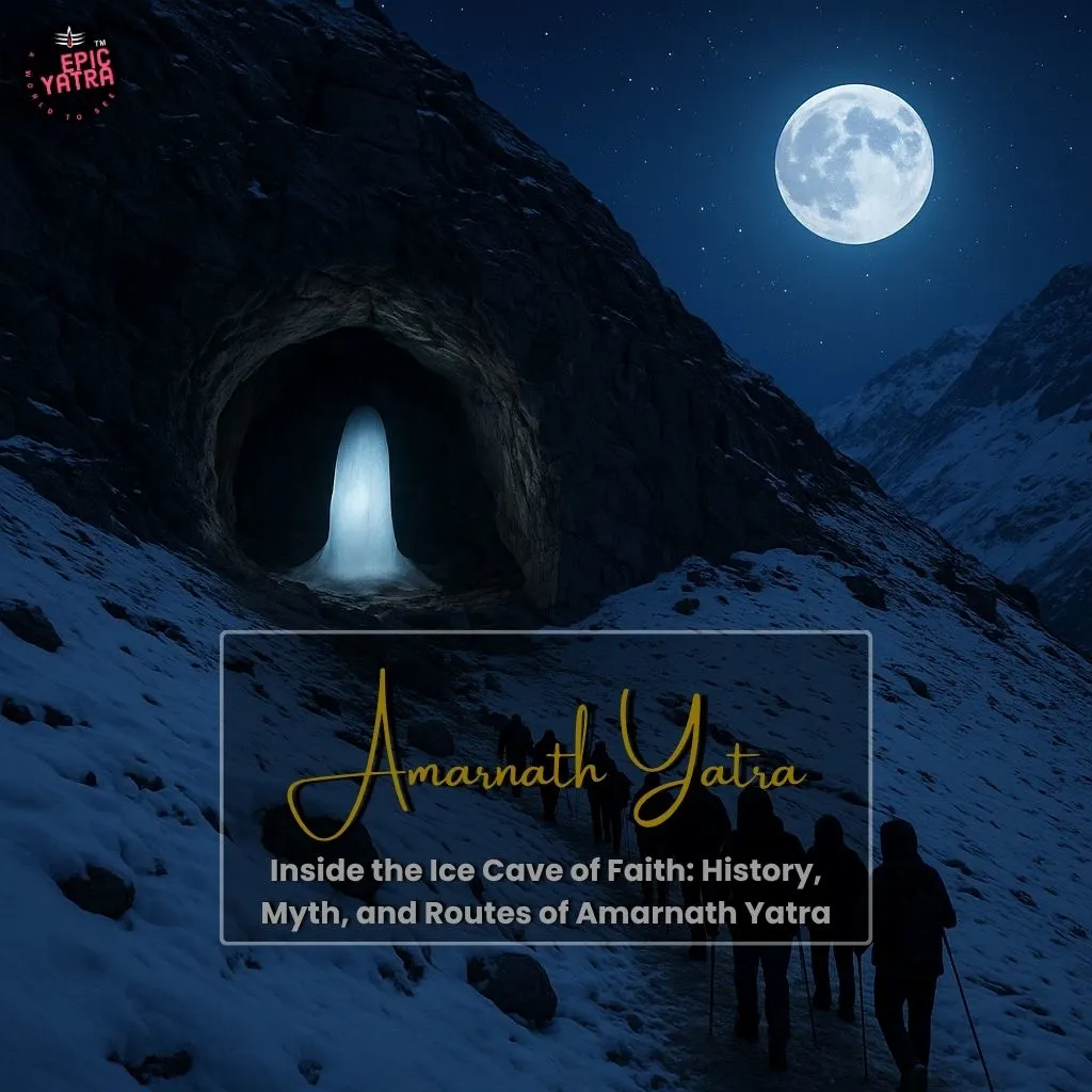 Inside the Ice Cave of Faith: History, Myth, and Routes of Amarnath Yatra