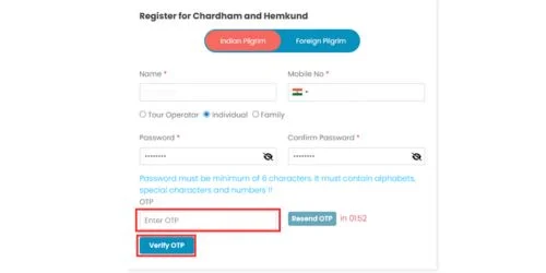 Step 2 Otp Verifications