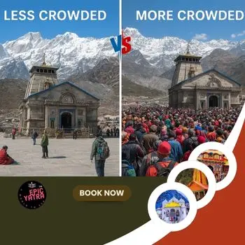 When is Kedarnath Less Crowded