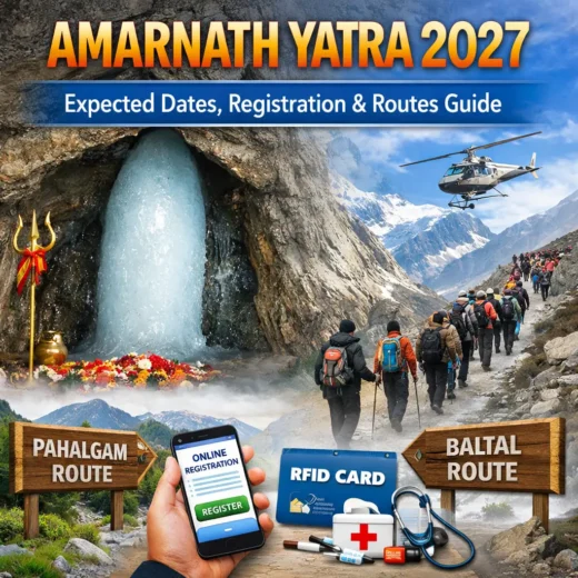 Amarnath Yatra 2027 Expected Dates, Registration & Routes Guide