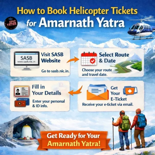 How to Book Helicopter Tickets for Amarnath Yatra