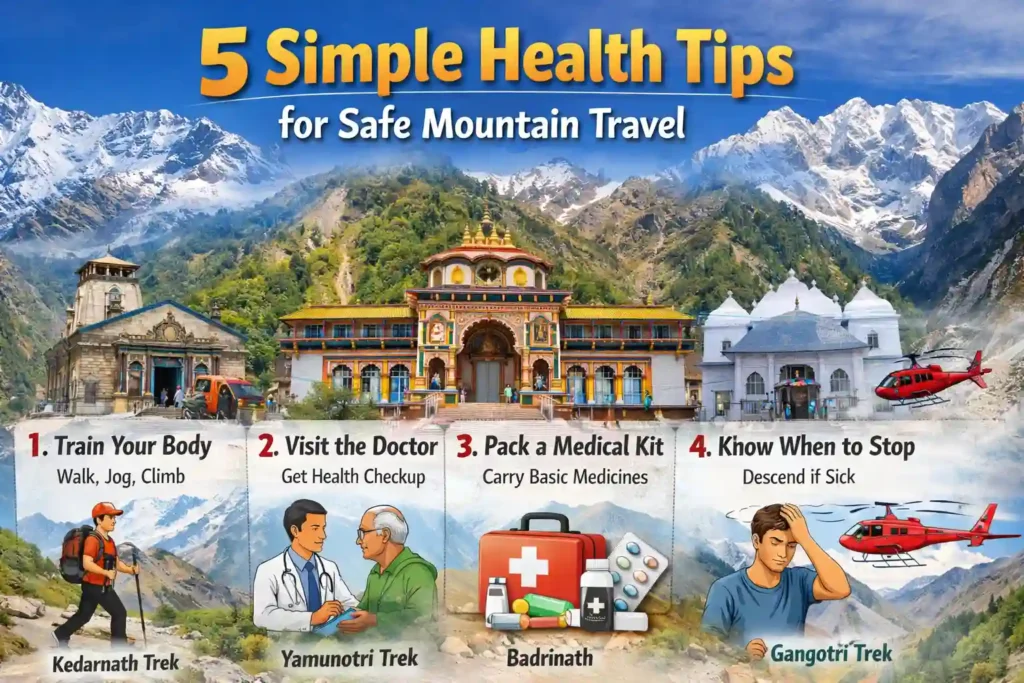 5 Simple Health Tips for Safe Mountain Travel