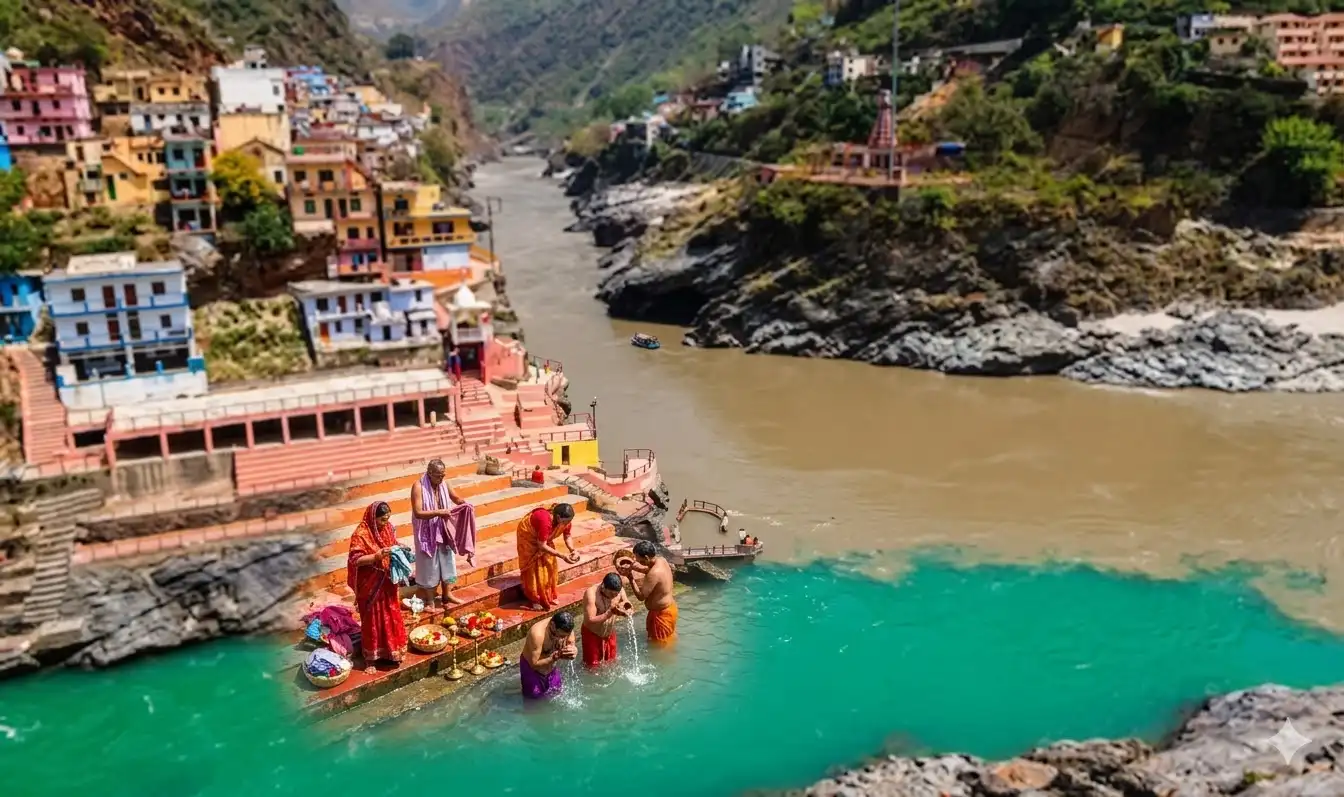 Devprayag, uttarakhand, india
