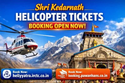 Shri Kedarnath Helicopter Tickets Booking Open Now