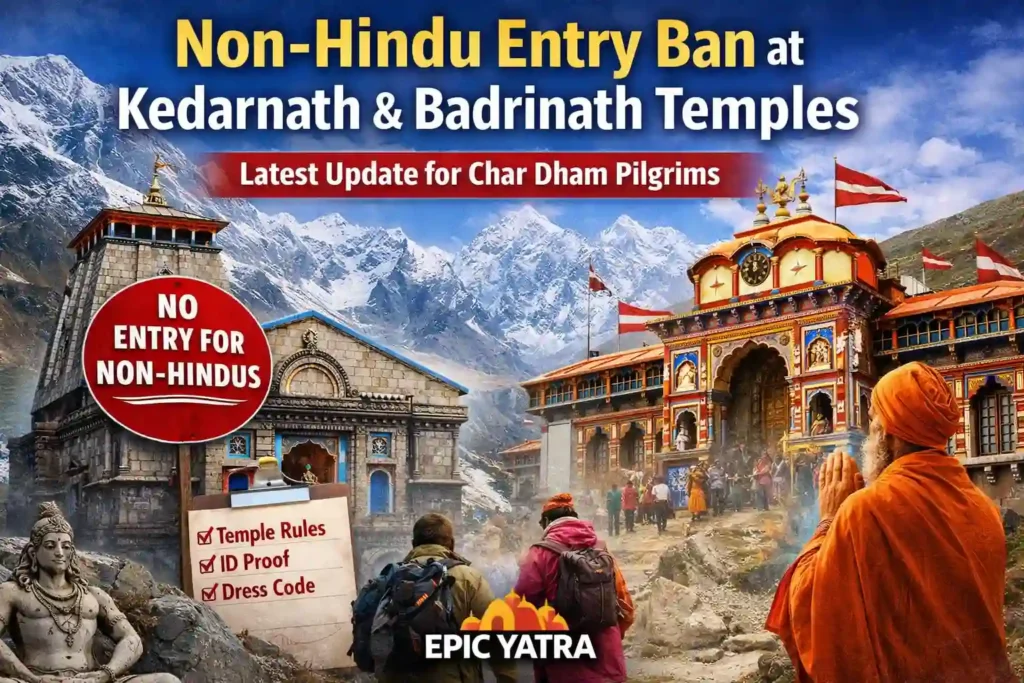 Temple Committee Bans Non-Hindus at Kedarnath