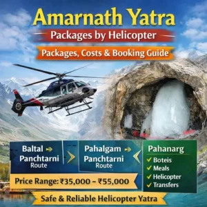Amarnath Yatra Packages by Helicopter