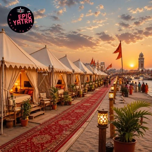 Temporary Camps and Hotels for Festival Visitors