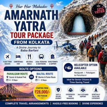 Amarnath yatra package from kolkata