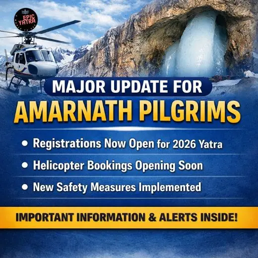 Major updates for amarnath pilgrims