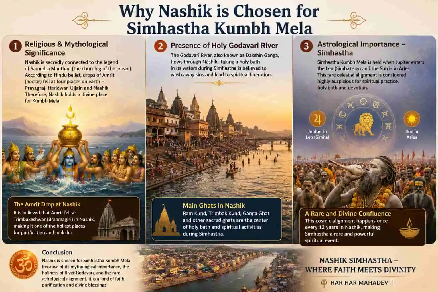Why Celebrate Simhastha Kumbh Mela Nashik|Divine Simhastha Mela Experience
