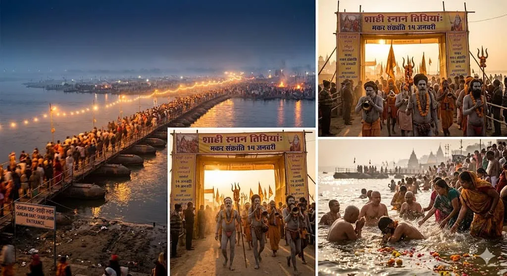 Shahi Snan Timings and Holy Bathing