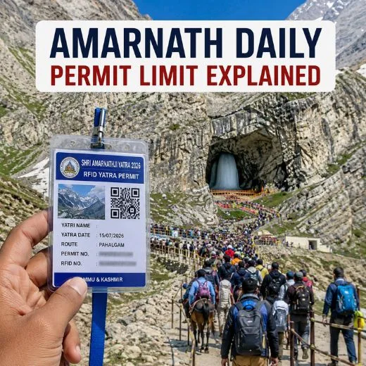 Amarnath Daily Permit Limit Explained