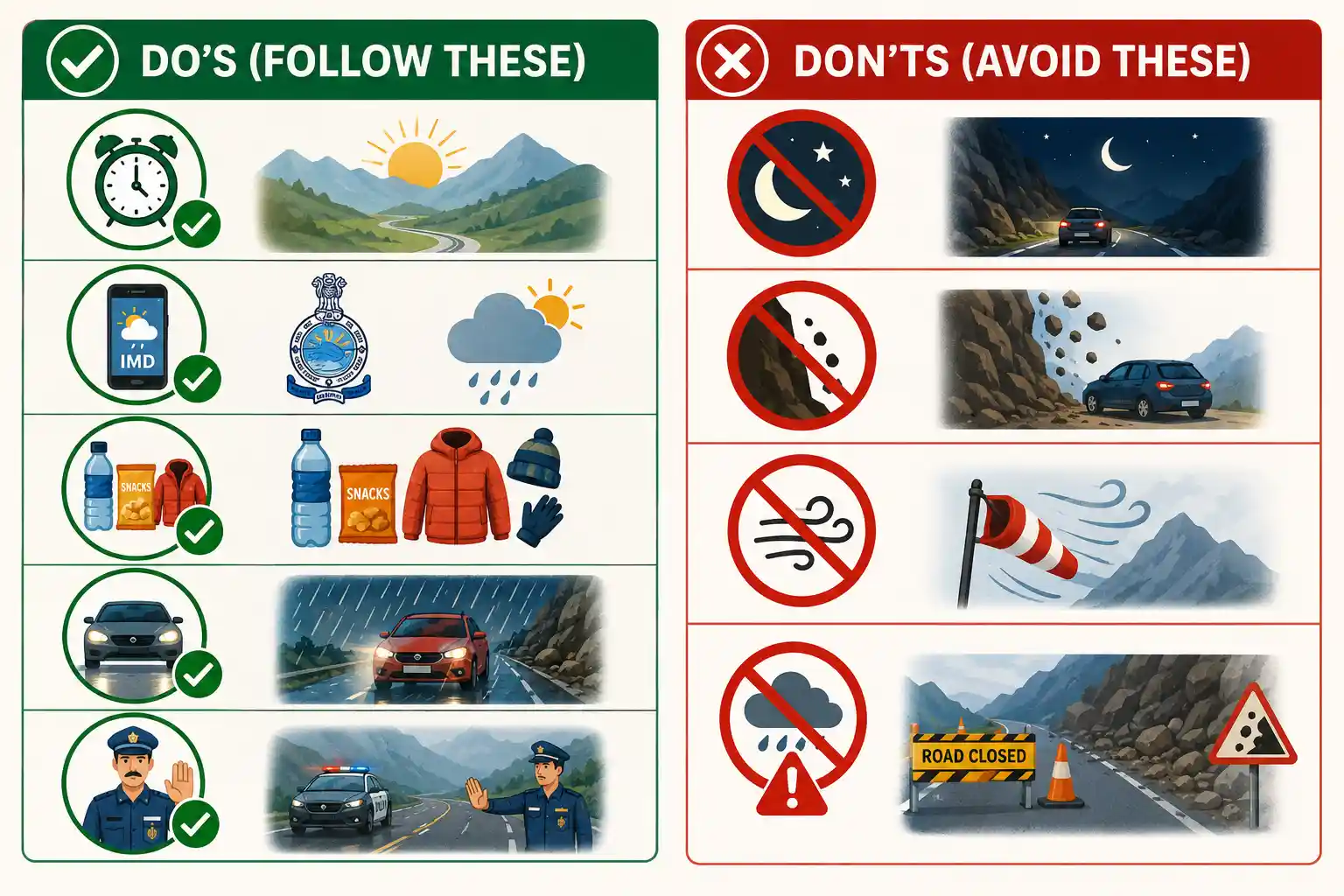 Joshimath to Badrinath Road Update | How to Stay Safe Landslide-Prone Spots on the Route