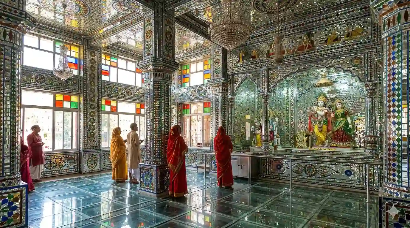 Pawan Dham – Beautiful Glass Temple