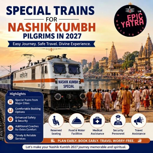 Railways Preparing Special Trains for Nashik Kumbh Travelers 2027 | Nashik Kumbh Special Trains