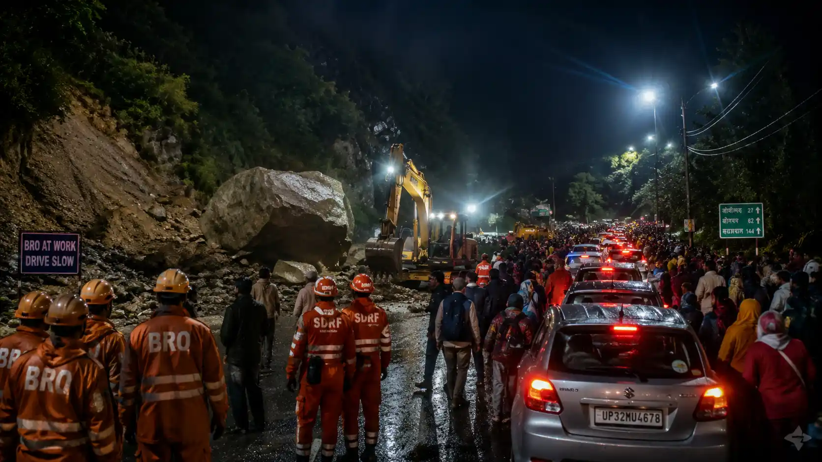 Joshimath to Badrinath Road Update | Road Conditions Between Joshimath and Badrinath