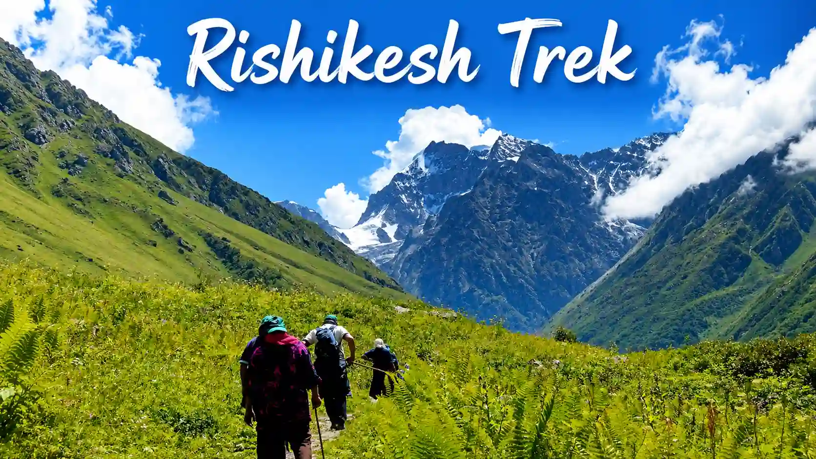 Scenic alpine trek in Rishikesh
