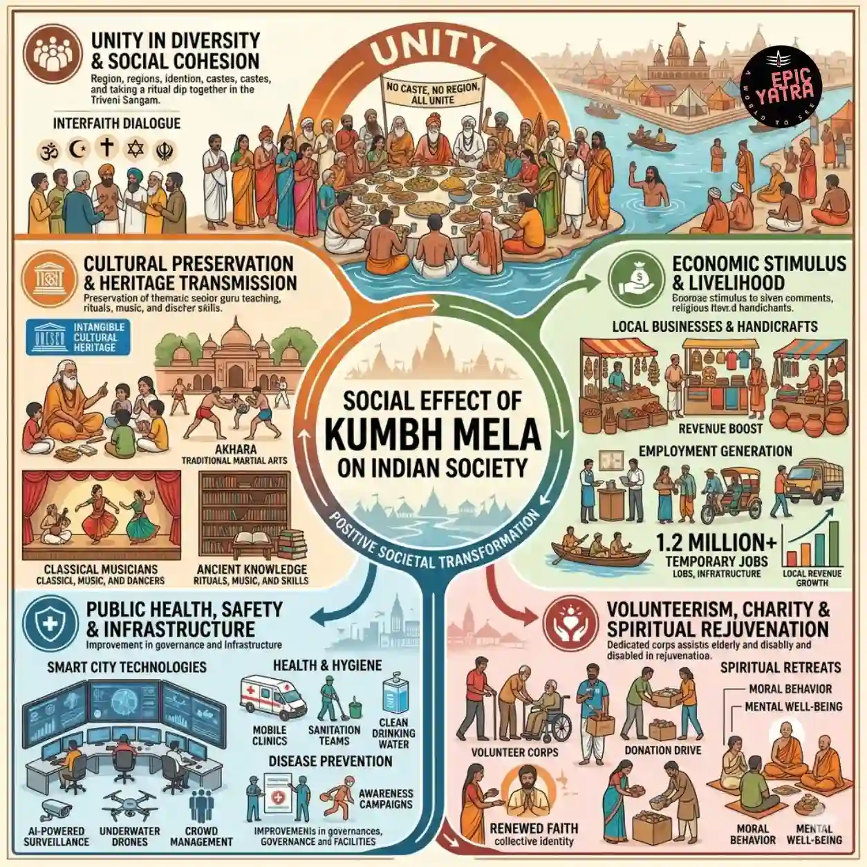 Social Effect of Kumbh Mela on Indian Society |social impact kumbh mela