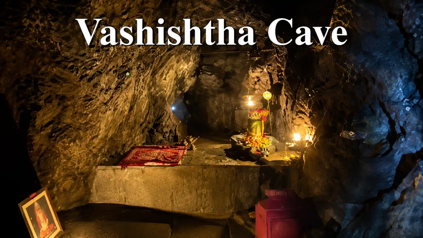 Top Places to Visit in Rishikesh | Vashishtha Cave altar and lighting