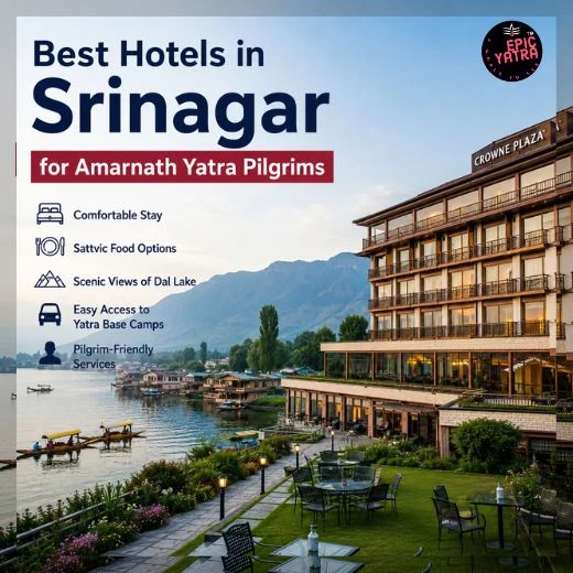 Hotels in Srinagar for Amarnath Yatra