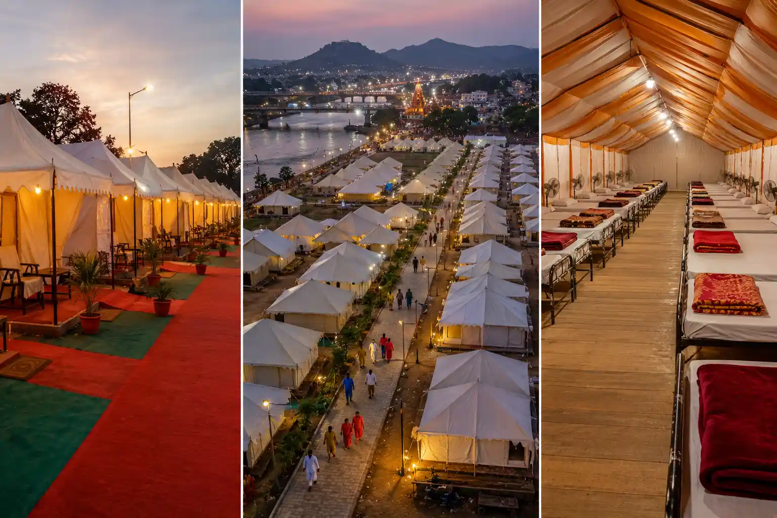 Accommodation, Camps, and Stay Options for Pilgrims