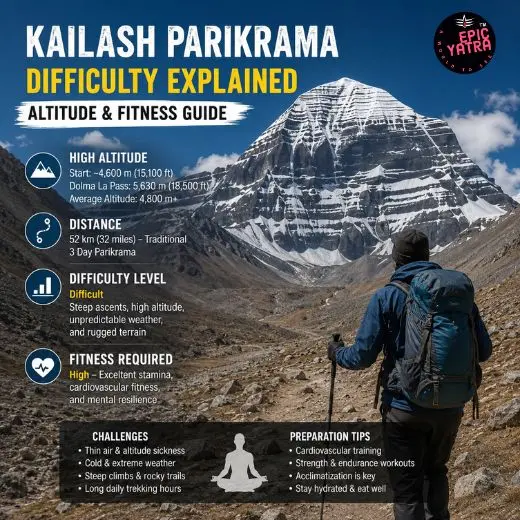Kailash Parikrama Difficulty Explained