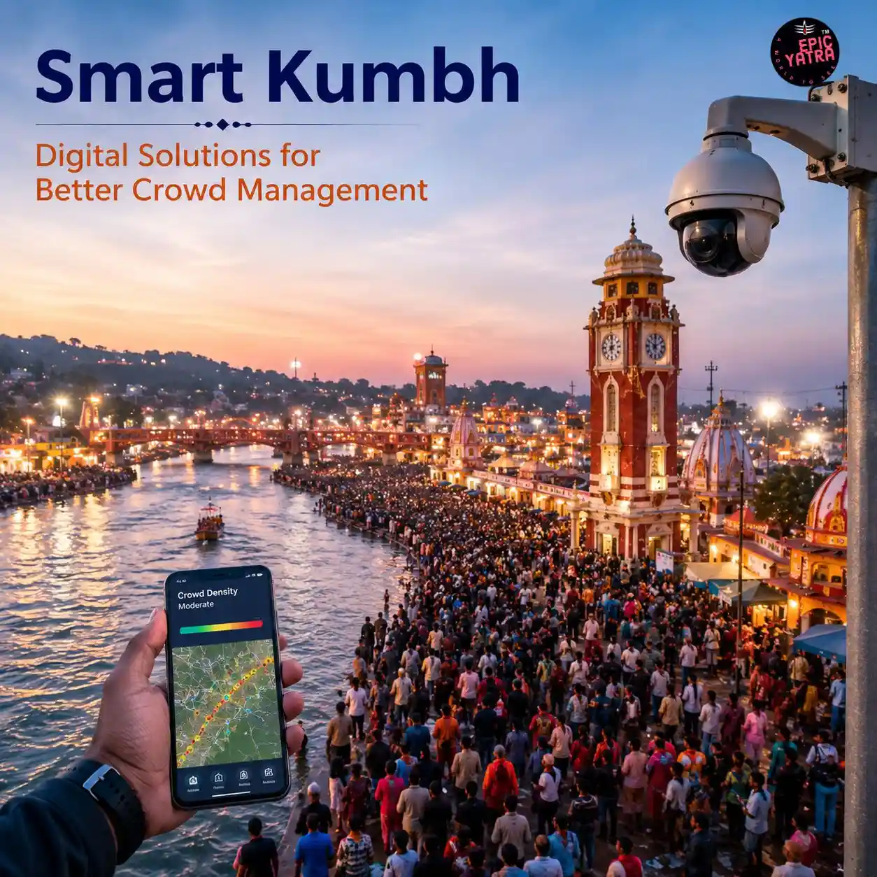 Smart Kumbh: Digital Solutions for Better Crowd Management || Haridwar Kumbh digital services.