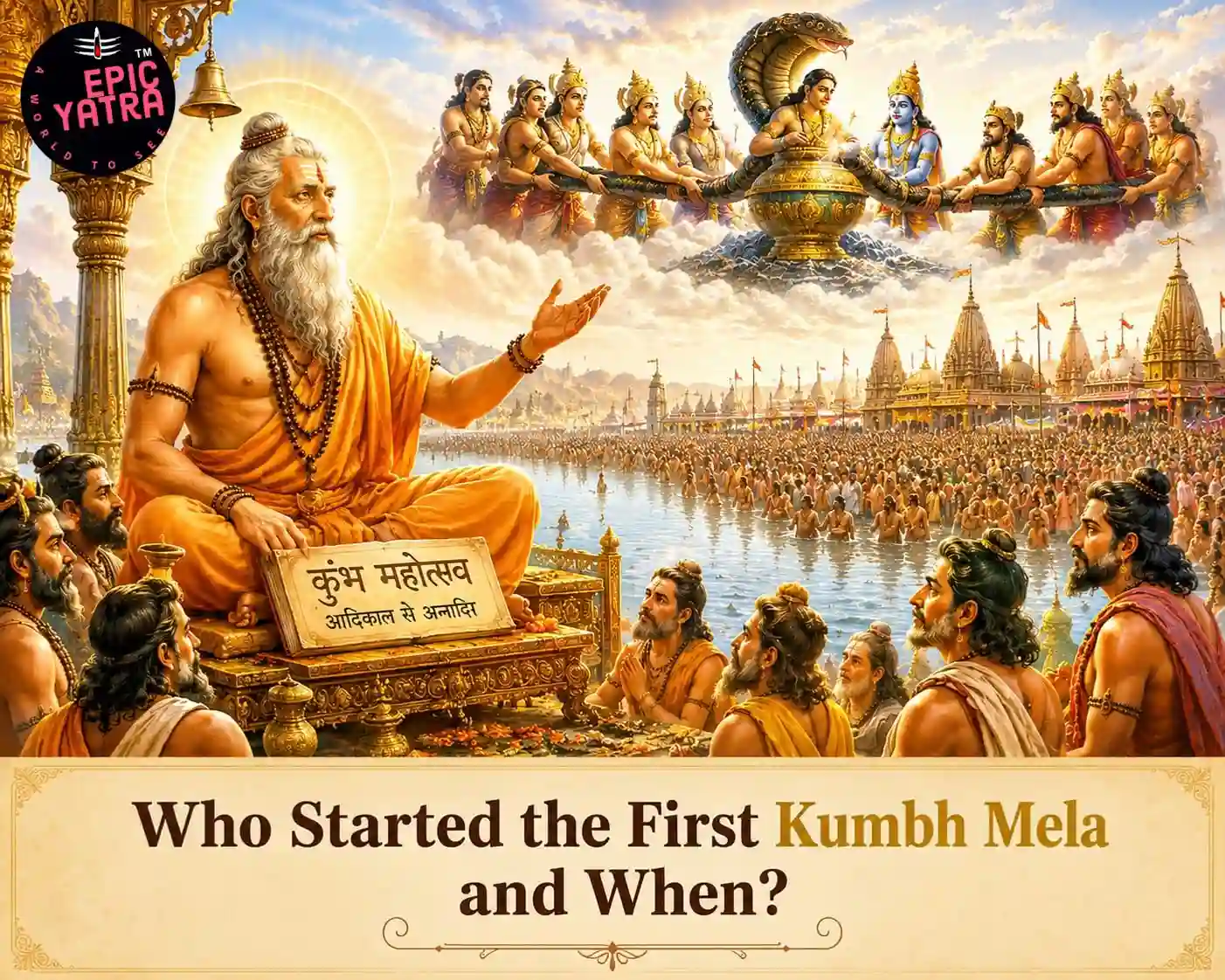 Who Started the First Kumbh Mela and When? || first Kumbh Mela history
